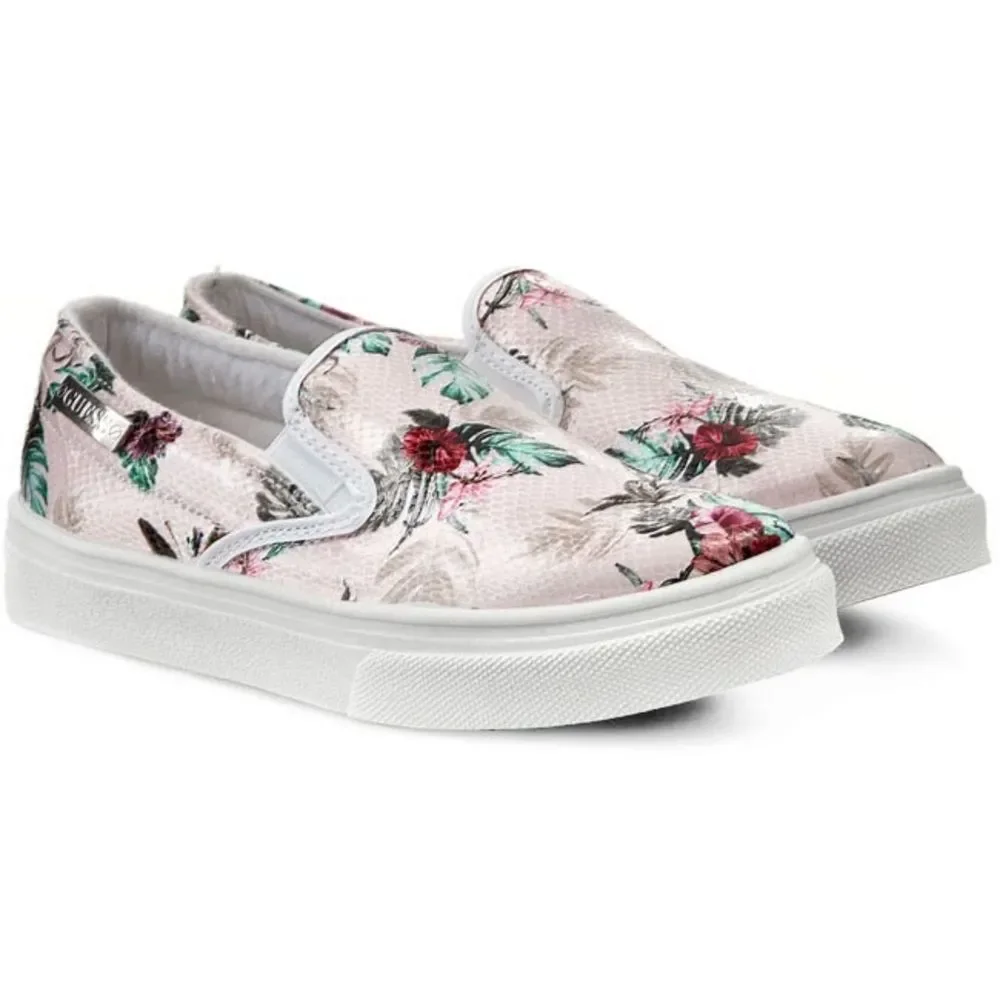 Guess Pink Floral Slip-On Sneakers - Picture 10 of 11